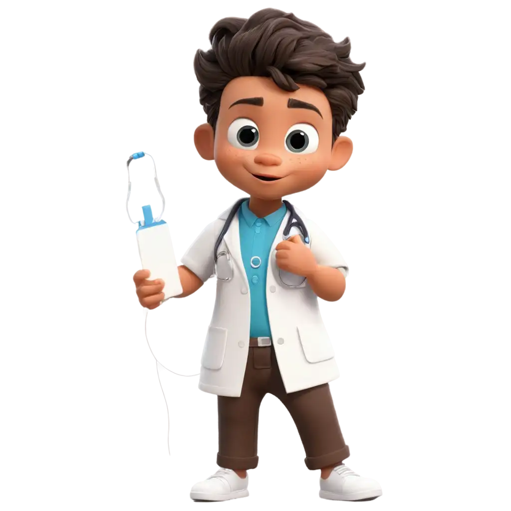 Baby-Boy-Doctor-PNG-Animation-Professional-AI-Art-Prompt