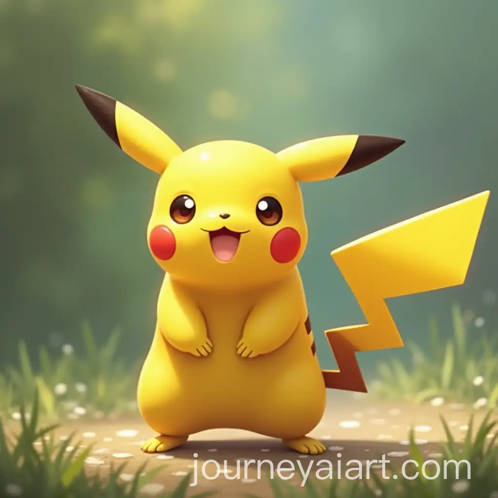 Pikachu-Evolving-into-Raichu-in-a-Realistic-Style