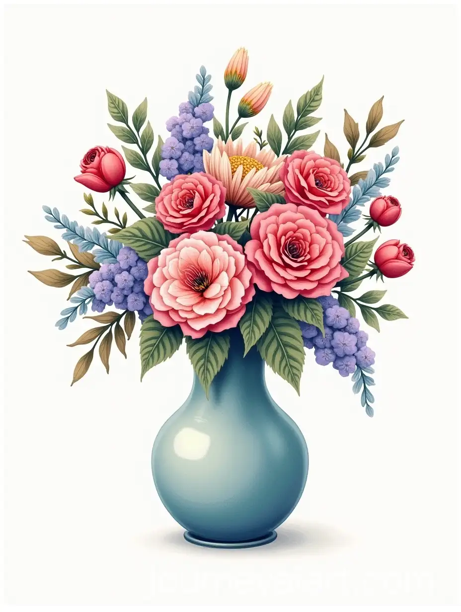 Beautiful-Bouquet-of-Flowers-in-a-Vase-with-Vibrant-Colors