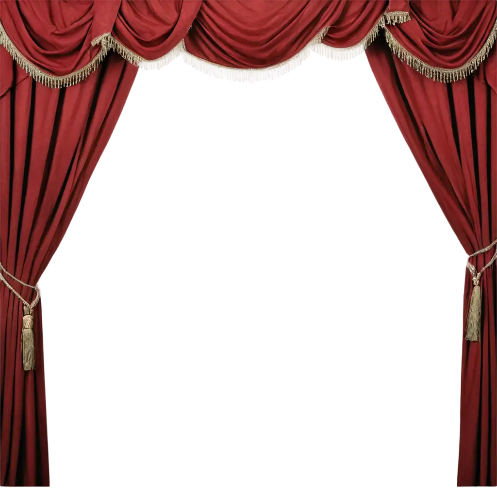 Elegant-MaroonRedPNG-Image-SEO-Analysis-Velvet-Curtains-PNG-Image-with-Gold-Trim-for-Classical-Theatrical-and-Formal-Settings