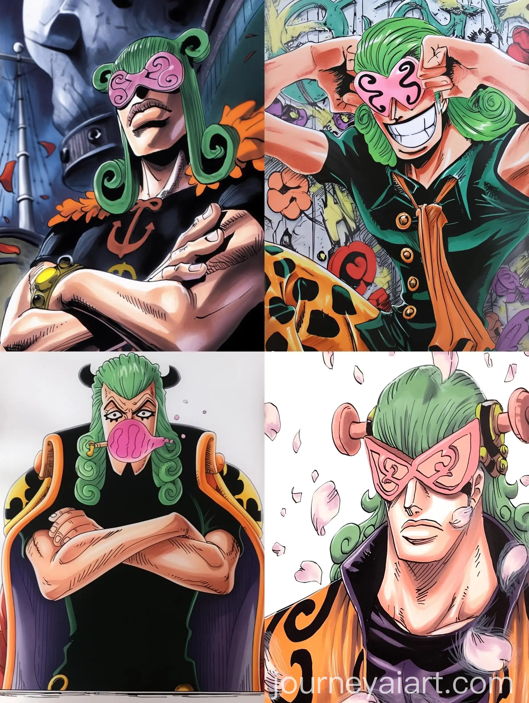 Admiral-Man-Character-Manga-Portrait-with-Bright-Colors