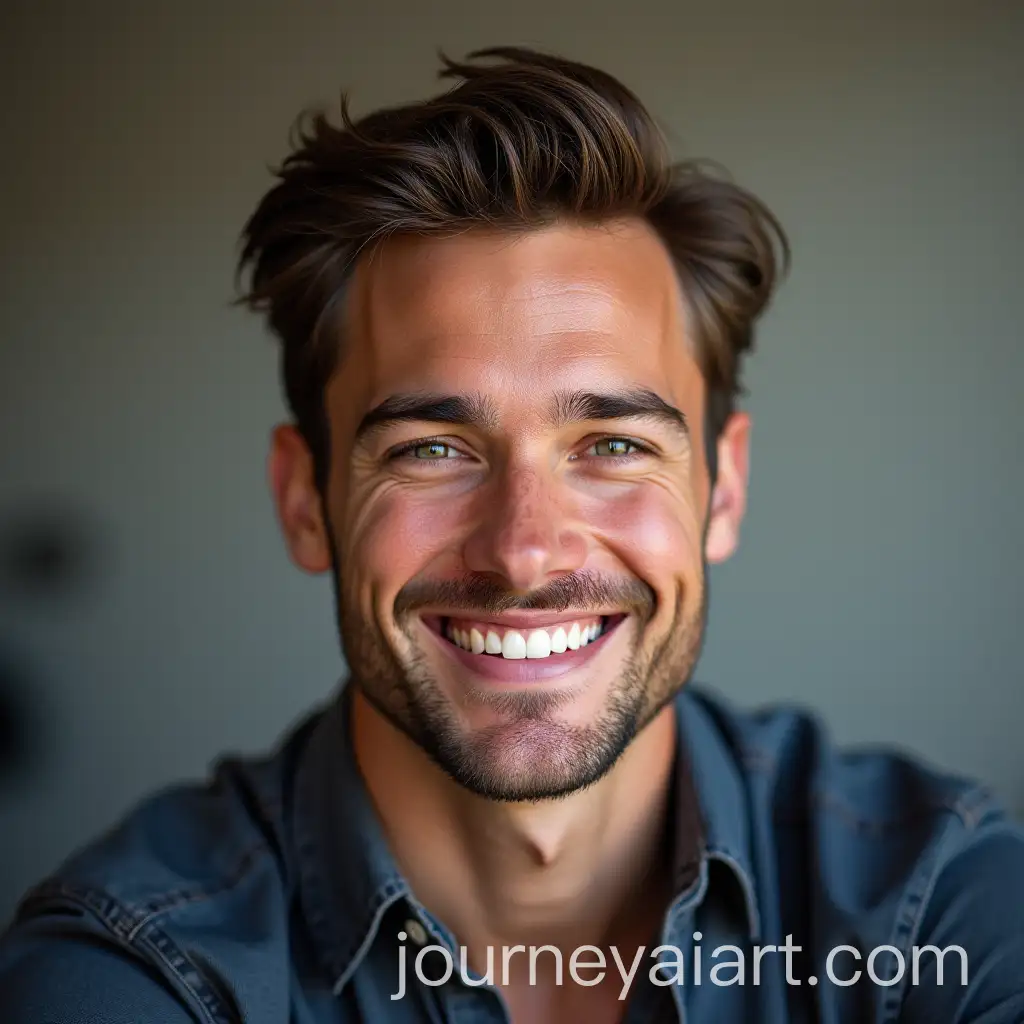 Handsome-American-Man-with-a-Charming-Smile