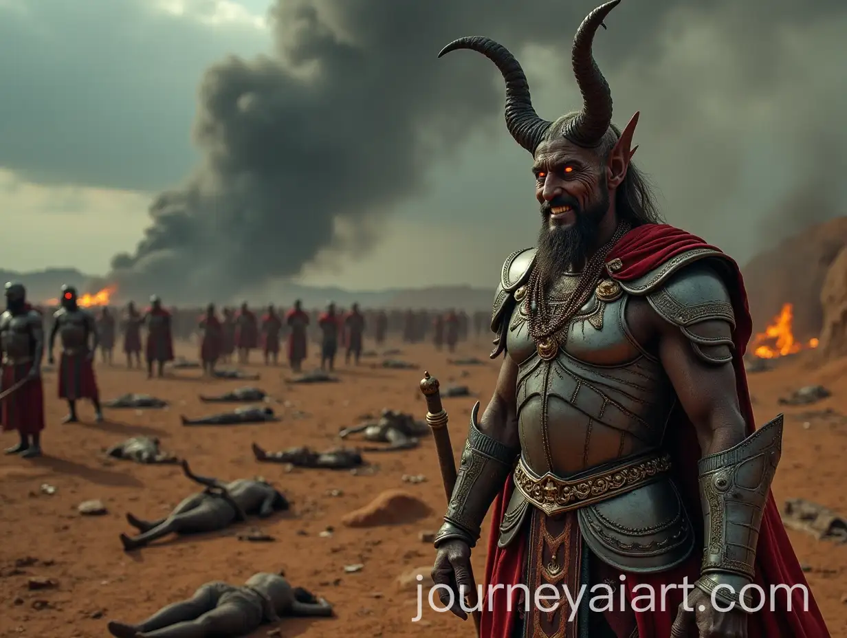 Battlefield-After-Angra-Mainyus-Victory-Scorched-Landscape-and-Fallen-Warriors