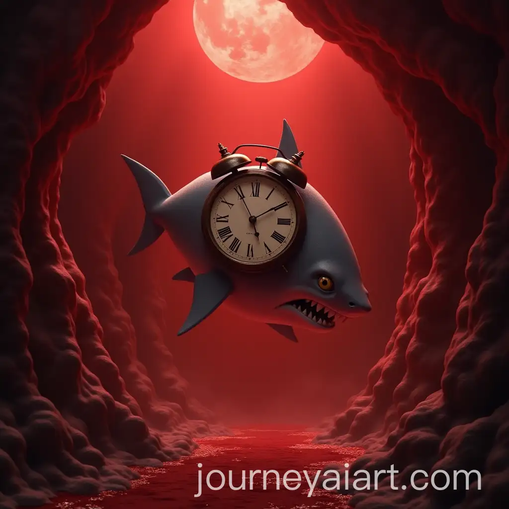 Vecnas-Lair-Flying-Shark-in-the-Viscous-Red-World