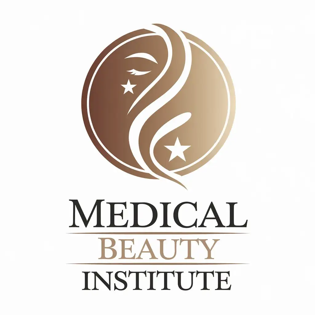 a vector logo design,with the text "Medical Beauty Institute", main symbol:beauty,Moderate,be used in Medical Dental industry,clear background