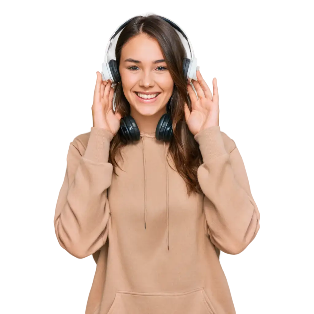 Happy-PersonPNG-Image-Generation-Analysis-Listening-to-Music-with-Headphones-HighQuality-PNG-Image-for-Creative-Use