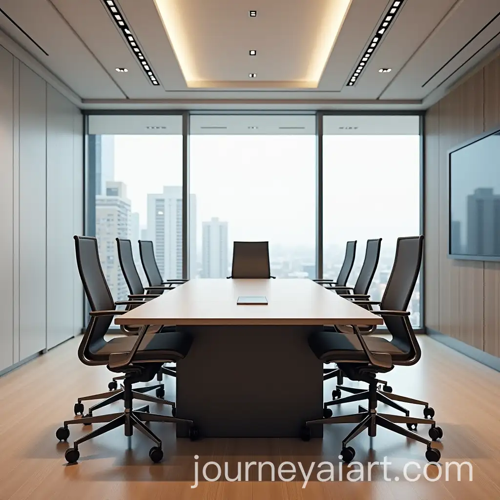 Modern-Meeting-Room-with-Central-Table-and-Office-Chairs