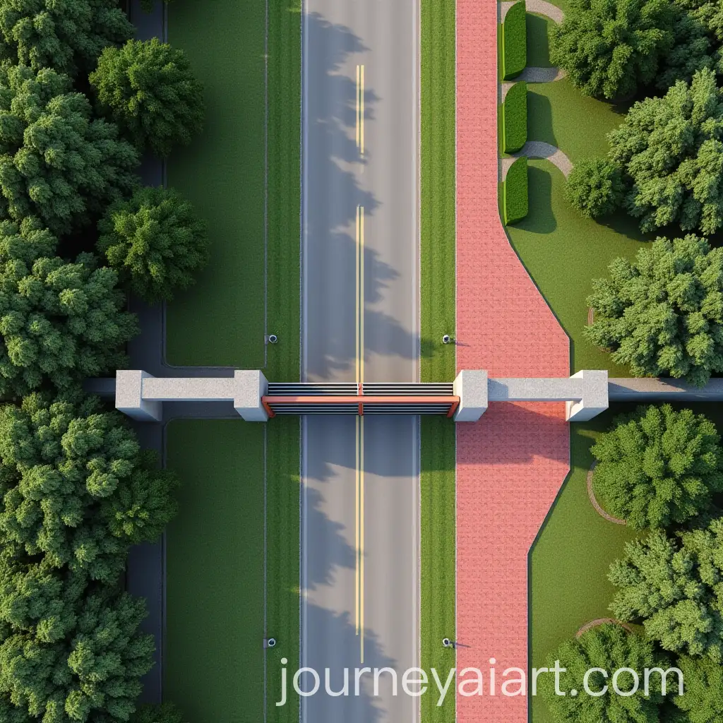 Entrance-to-a-Domain-with-Red-Brick-Sidewalk-and-Archway-Chicane