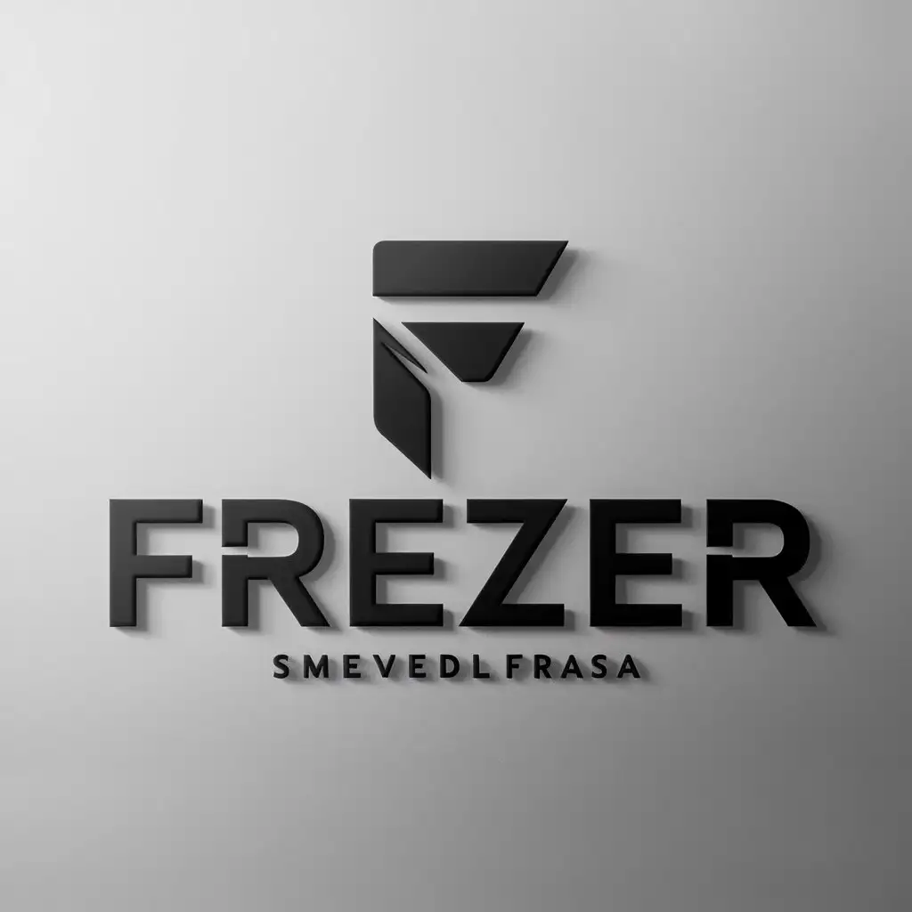 a logo design,with the text "frezer", main symbol:frasa,Moderate,clear background