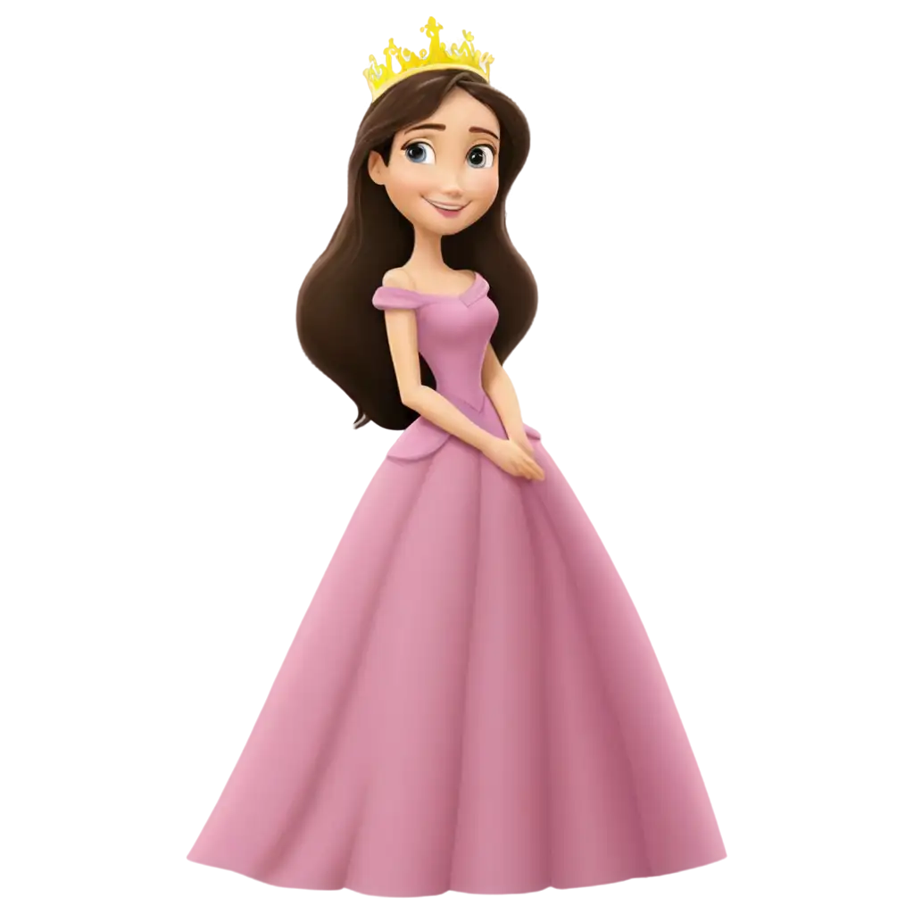 Princessa-de-Dibujo-PNG-Elegant-and-HighQuality-Princess-Illustration-in-PNG-Format