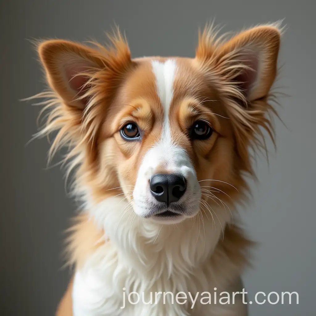 Adorable-Dog-Portrait-in-Classic-Art-Style