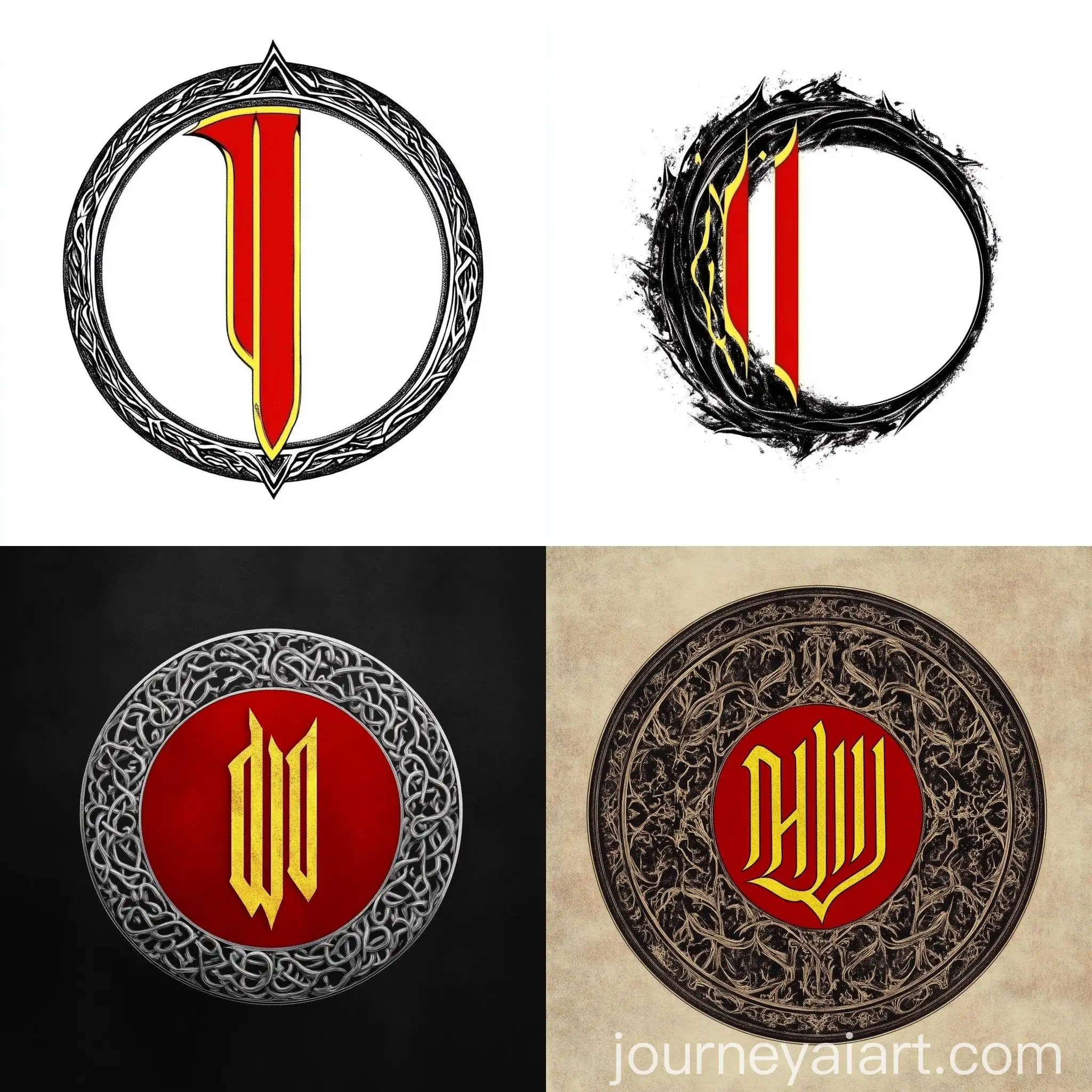 Circular-Design-with-QadsiahWorld-Writing-on-Colorful-Background