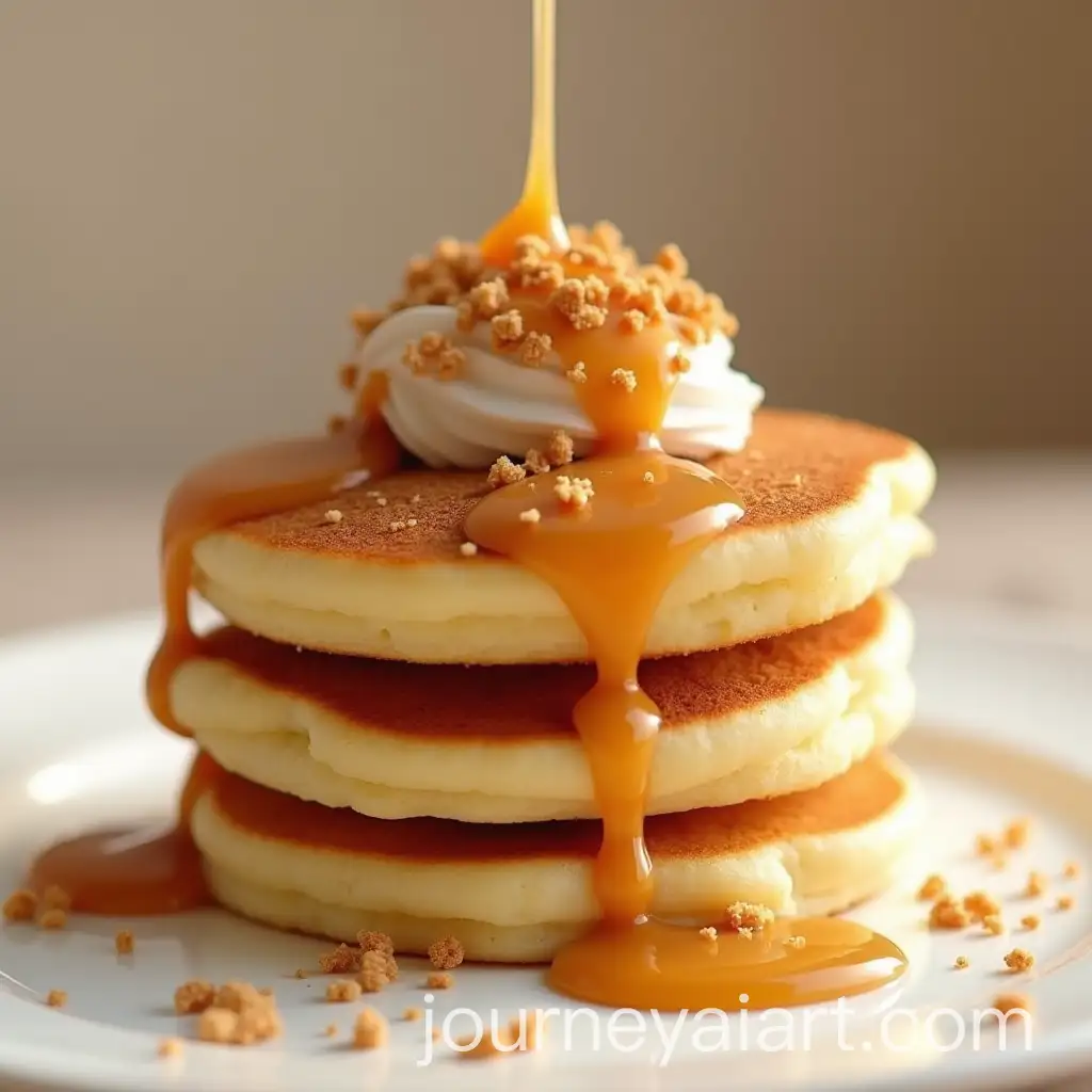Mini-Pancakes-with-Caramel-and-Speculoos-Topping
