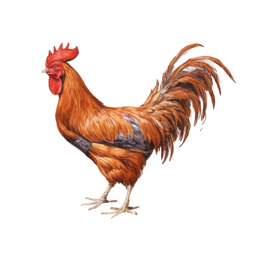 Slavic-Red-Rooster-PNG-Image-for-Digital-Art-and-Design-Projects