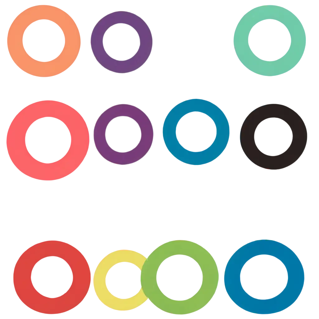 Vibrant-Colored-Circles-PNG-Image-Diverse-Sets-of-SameColored-Circles