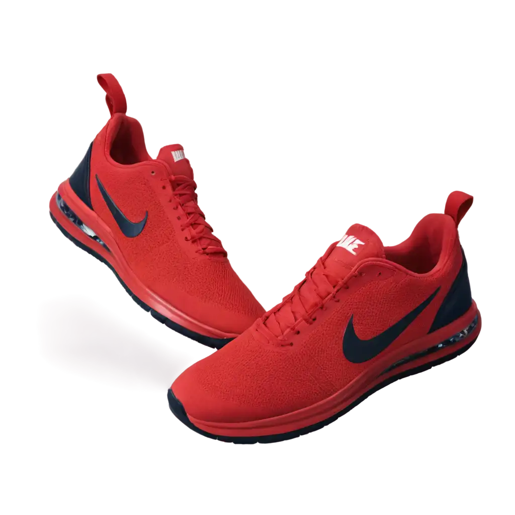 Stylish-Red-Nike-Shoes-PNG-Image-for-HighQuality-Visuals