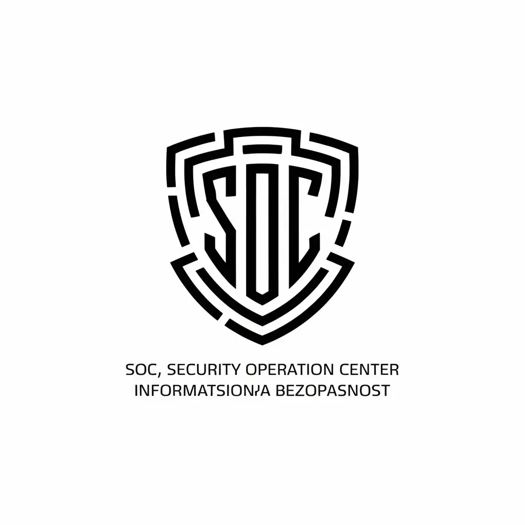 LOGO Design for SOC Vector Logo for Security Operation Center in Technology Industry