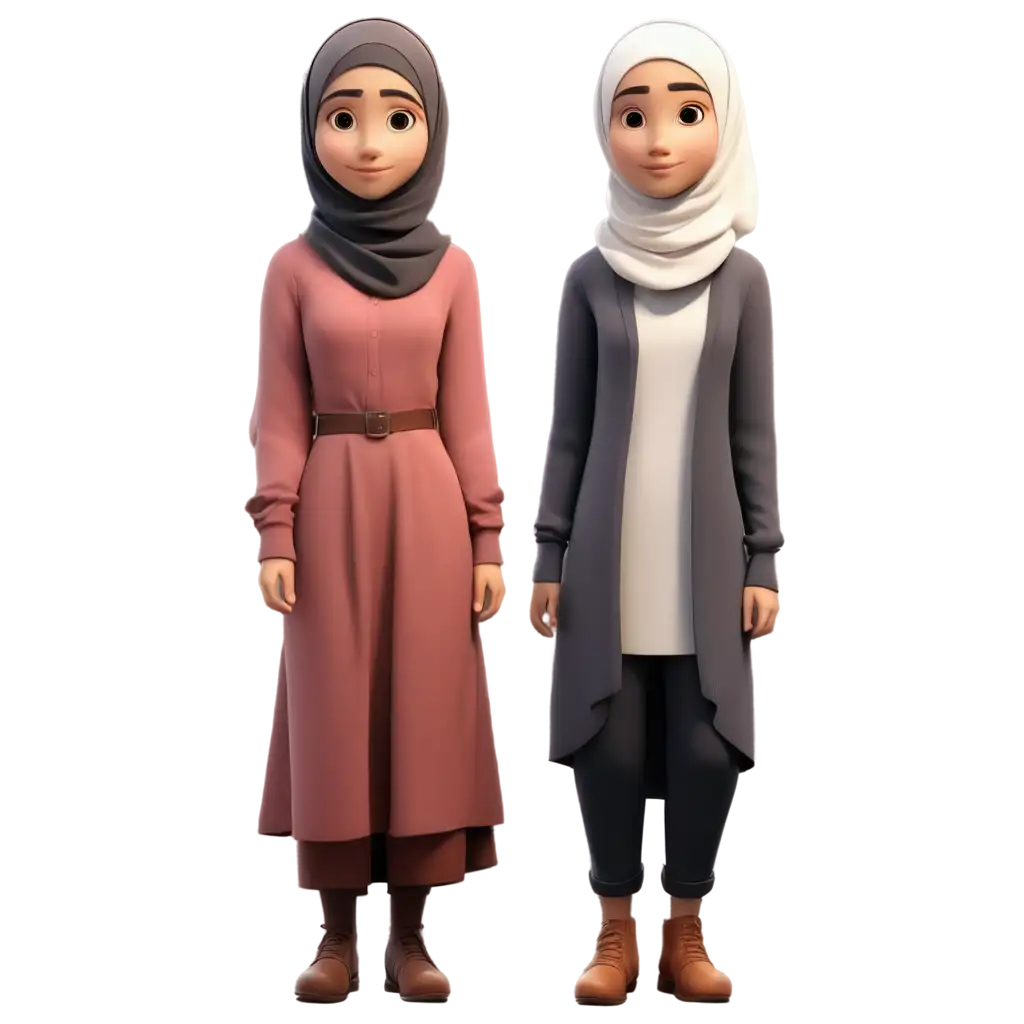 17YearOld-Muslim-Girl-Animation-PNG-for-Diverse-Creative-Use