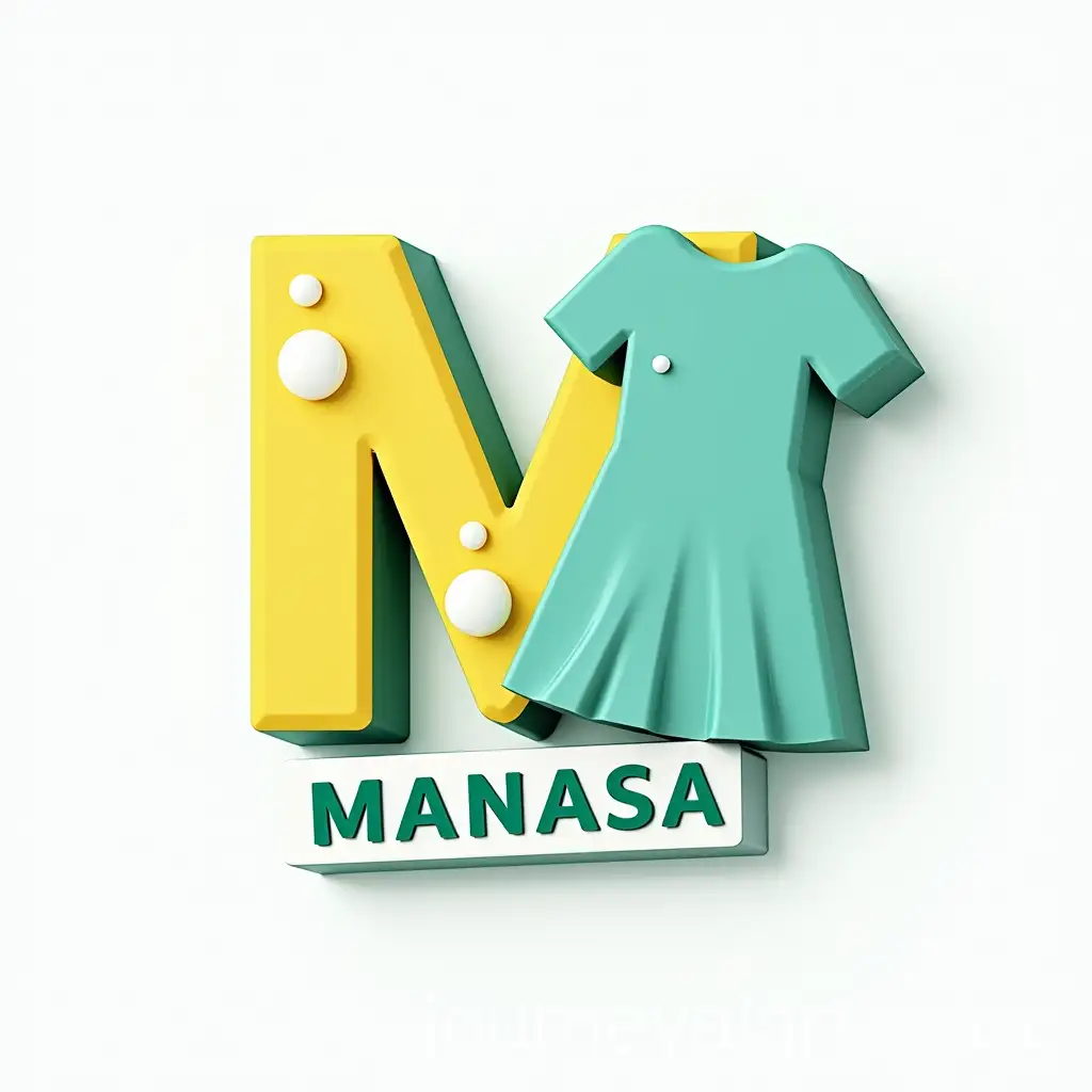 Modern-3D-Logo-Design-for-Manasa-Lamba-Laundry-Services