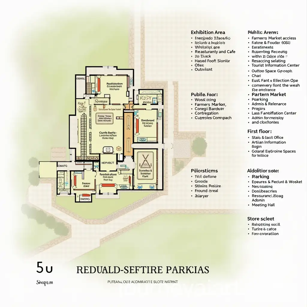 Pushkar-Art-and-Craft-Center-Floor-Plan-with-Detailed-Zoning-and-Design-Layout