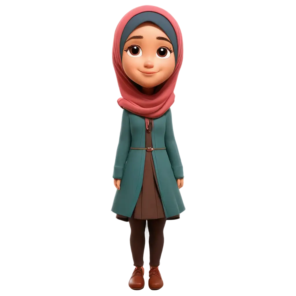 Cartoon-HijPNG-Hijabi-Girl-Usageabi-Girl-PNG-HighQuality-Transparent-Image-for-Creative-Projects