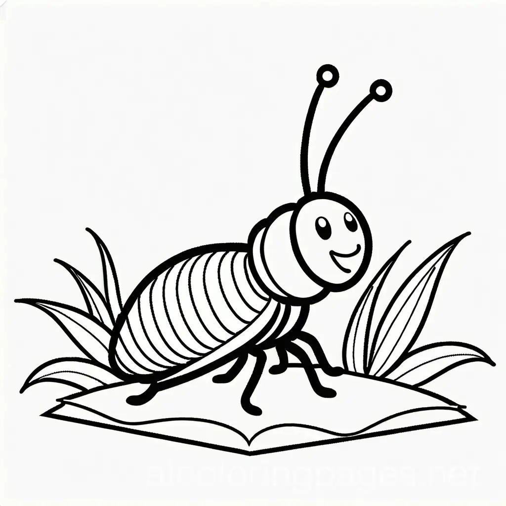 Friendly-Cartoon-Earwig-Coloring-Page-for-Kids