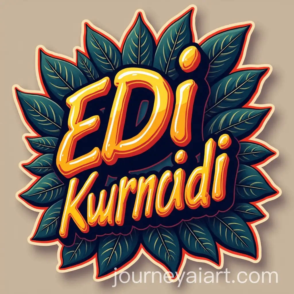 Custom-EDI-KURNIADI-Sticker-Design-with-Bold-Typography