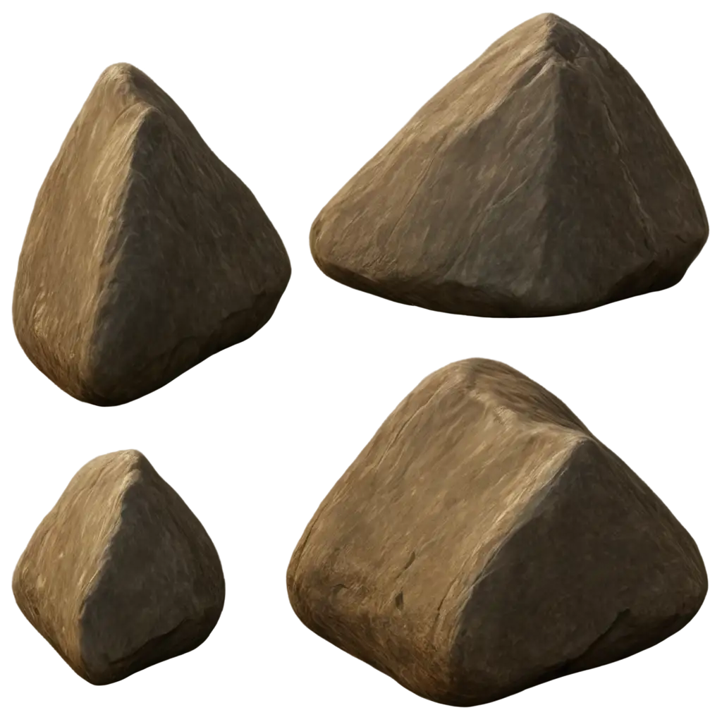 Pixar-Style-Uneven-Shaped-Rock-PNG-Image-for-Creative-Projects