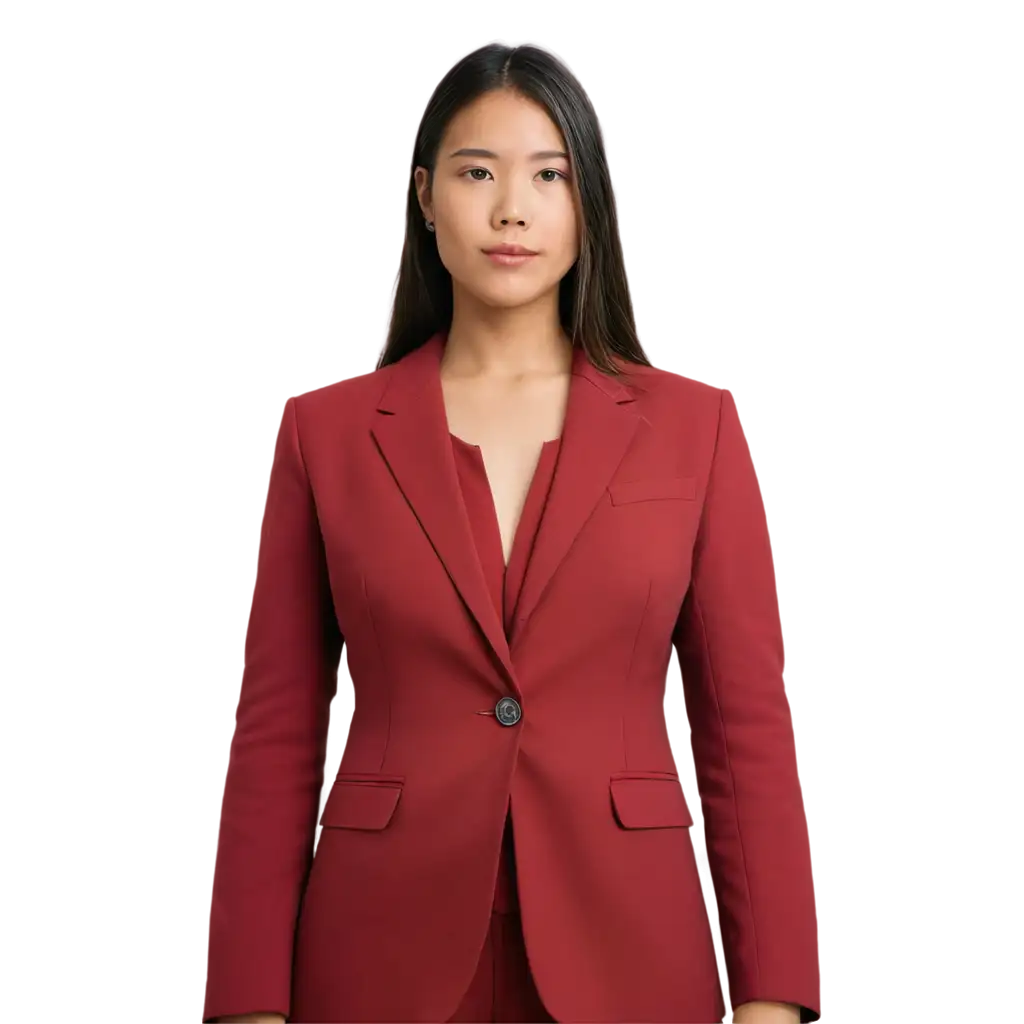 HighQuality-PNG-Image-of-a-Prototype-Red-Suit-for-Women-with-Minimalist-Nametag-ANDALAS188