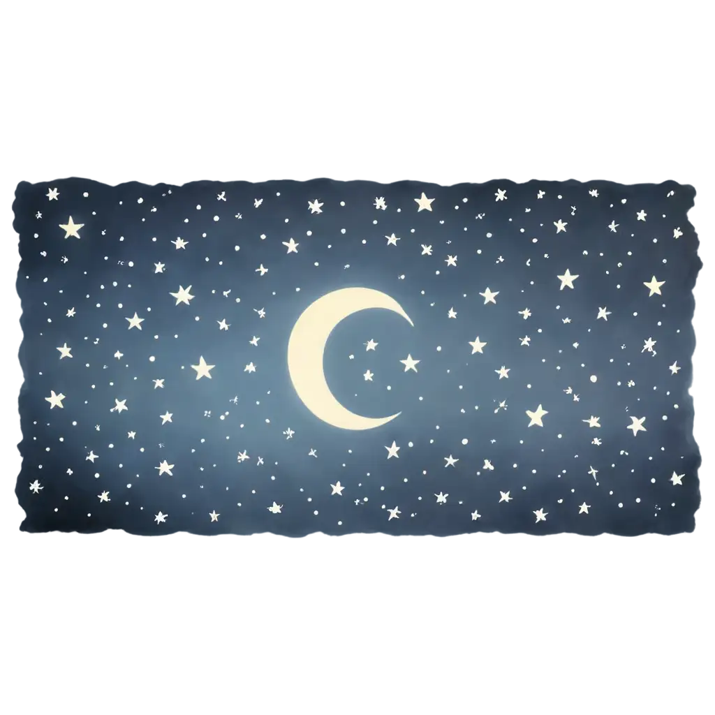 Night Sky and Stars: A celestial design showcasing a clear night sky filled with stars, constellations, and a glowing moon, capturing the serenity of a night in nature.