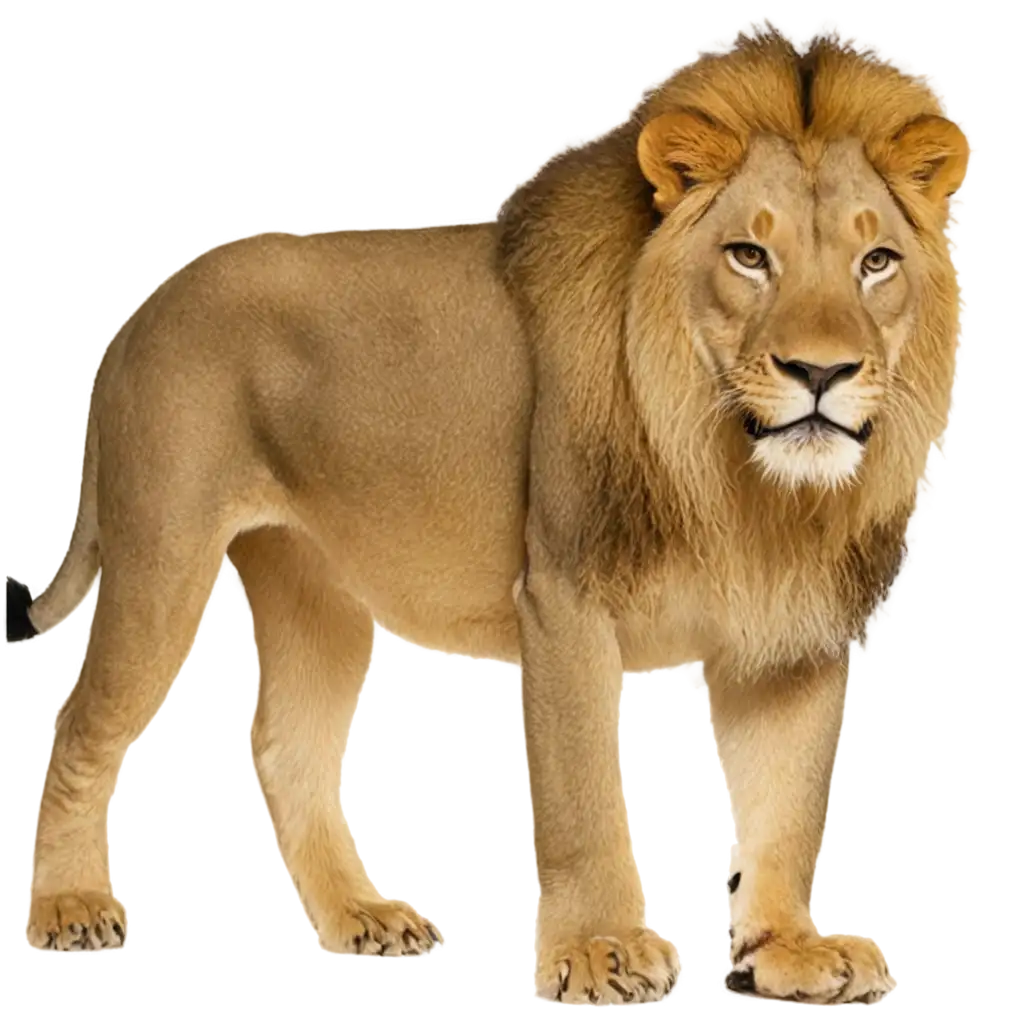 Magnificent-Lion-PNG-Capturing-Majesty-and-Strength-in-HighQuality-Format