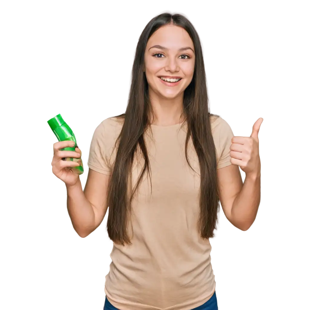 Cute-Russian-Girl-in-Early-20s-Smiling-After-Washing-Hair-with-Herbal-Shampoo-PNG-Image-for-Clear-Visual-Appeal