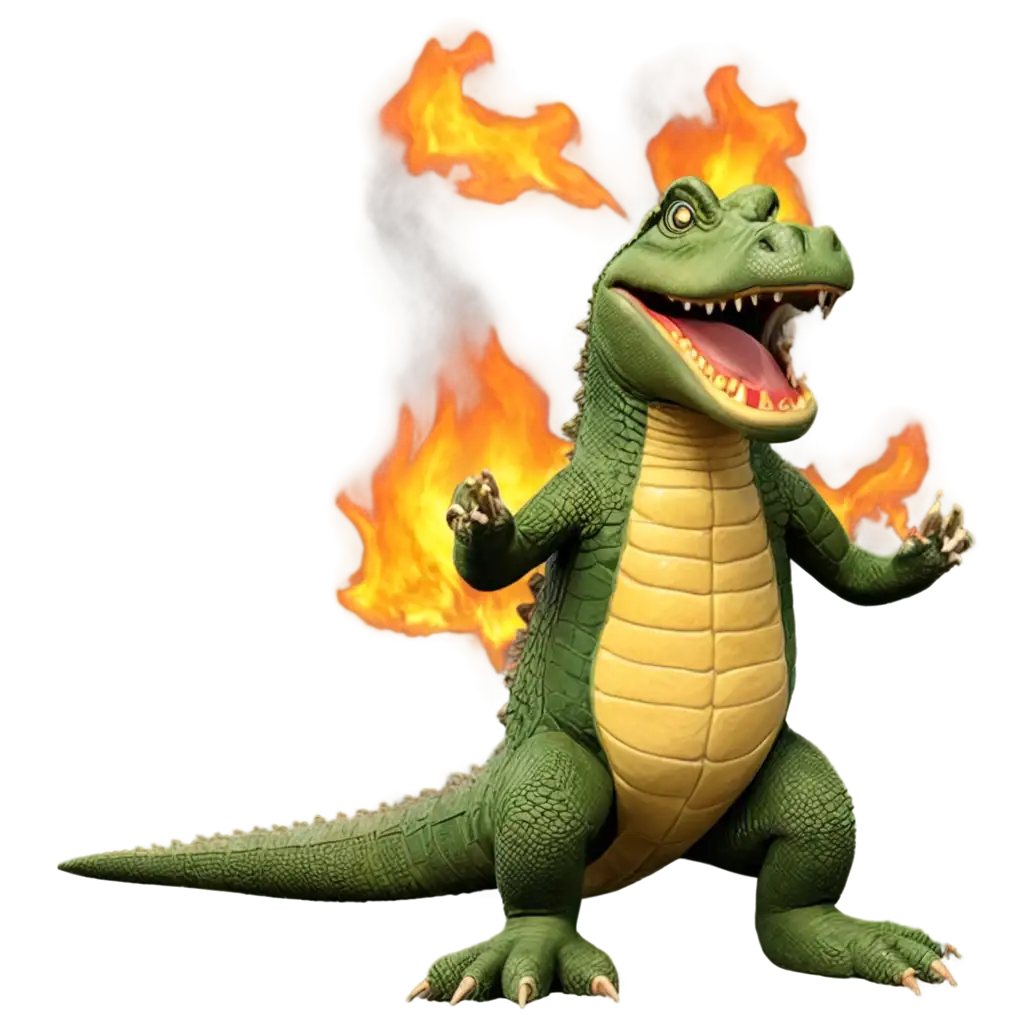 Alligator-in-Flames-PNG-HighQuality-Digital-Artwork-for-Bold-Visuals