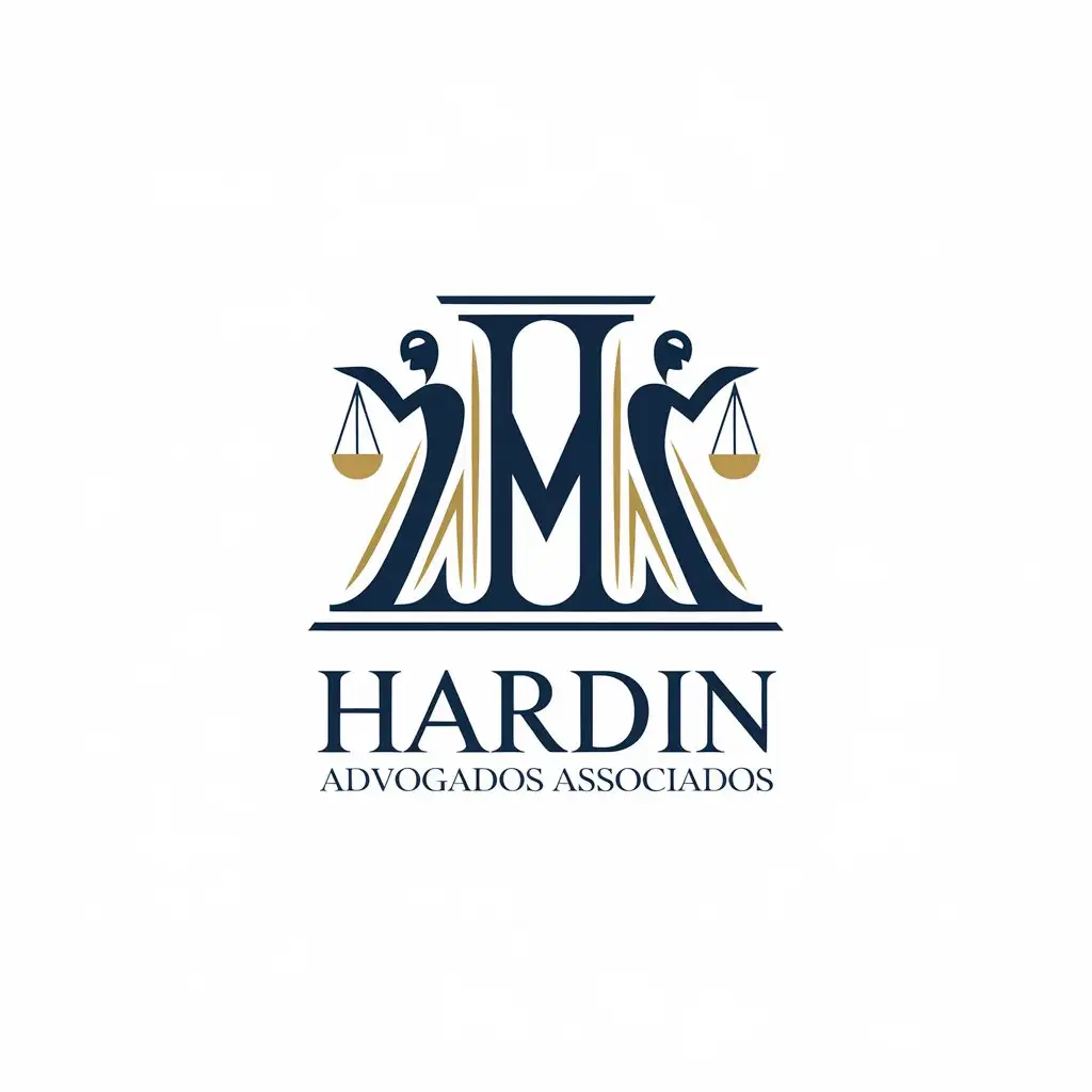 LOGO-Design-for-Hardin-Law-Blue-Marine-Gold-with-Wisdom-and-Justice-Symbols