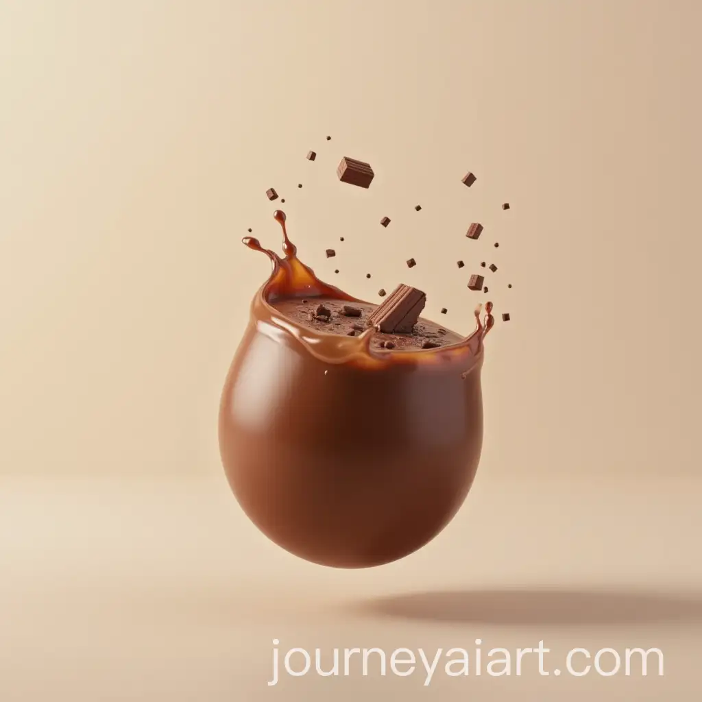 Rich-Fresh-Cocoa-Floating-in-Clear-Background