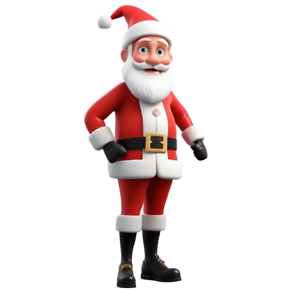 3D-Christmas-Santa-Claus-PNG-Image-Perfect-for-Holiday-Designs-Visual-Content