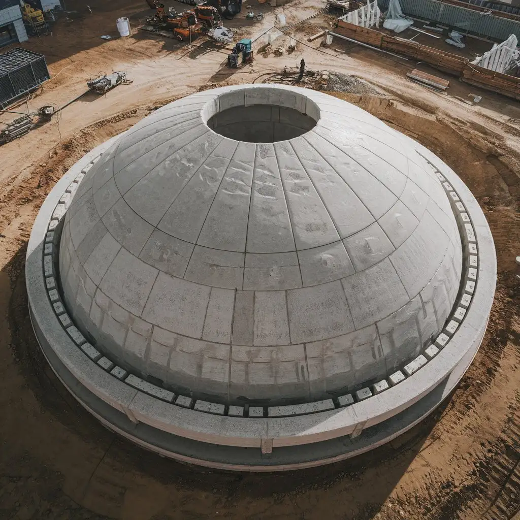 3D-Render-of-a-6Inch-Thick-Gore-for-a-12Foot-Dome-Structure