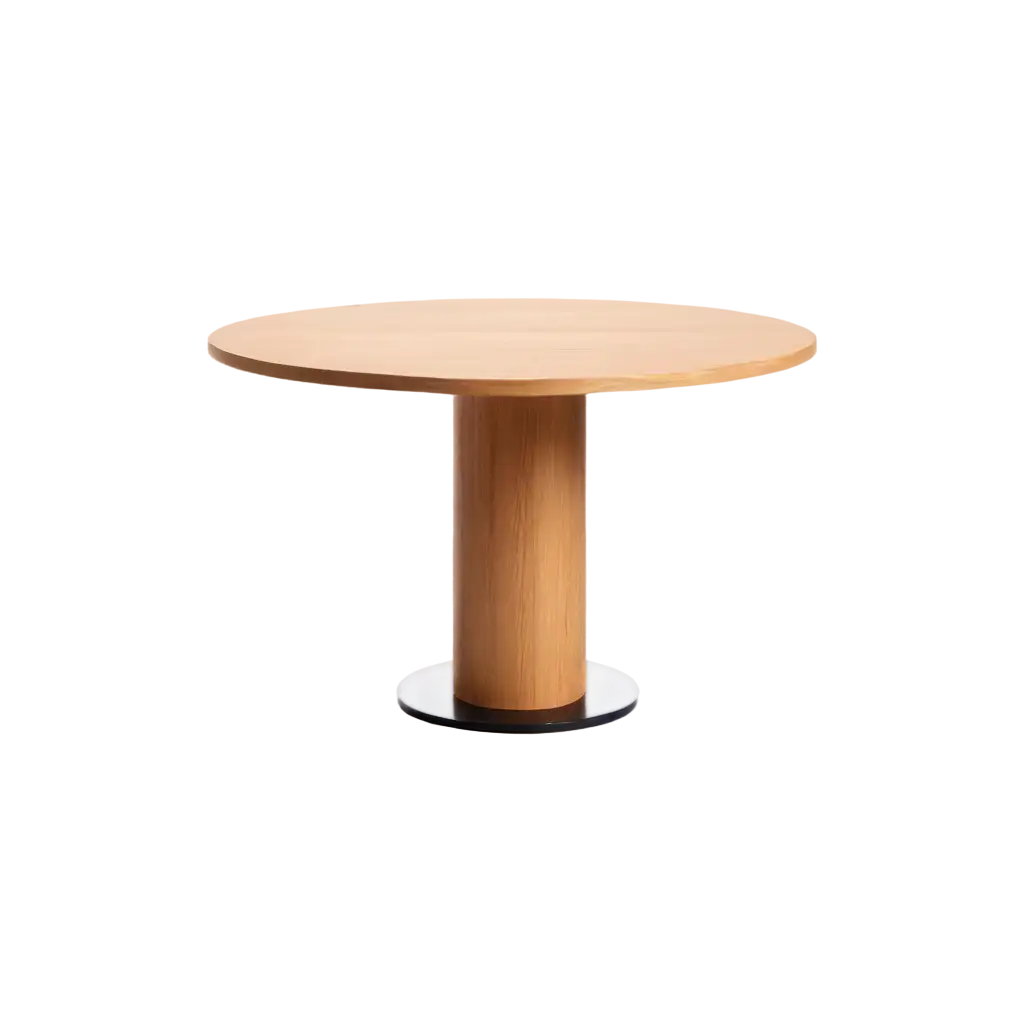 round empty table podium