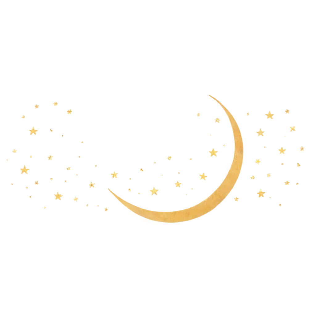 Beautiful-Crescent-and-Stars-PNG-Image-Captivating-Celestial-Scene