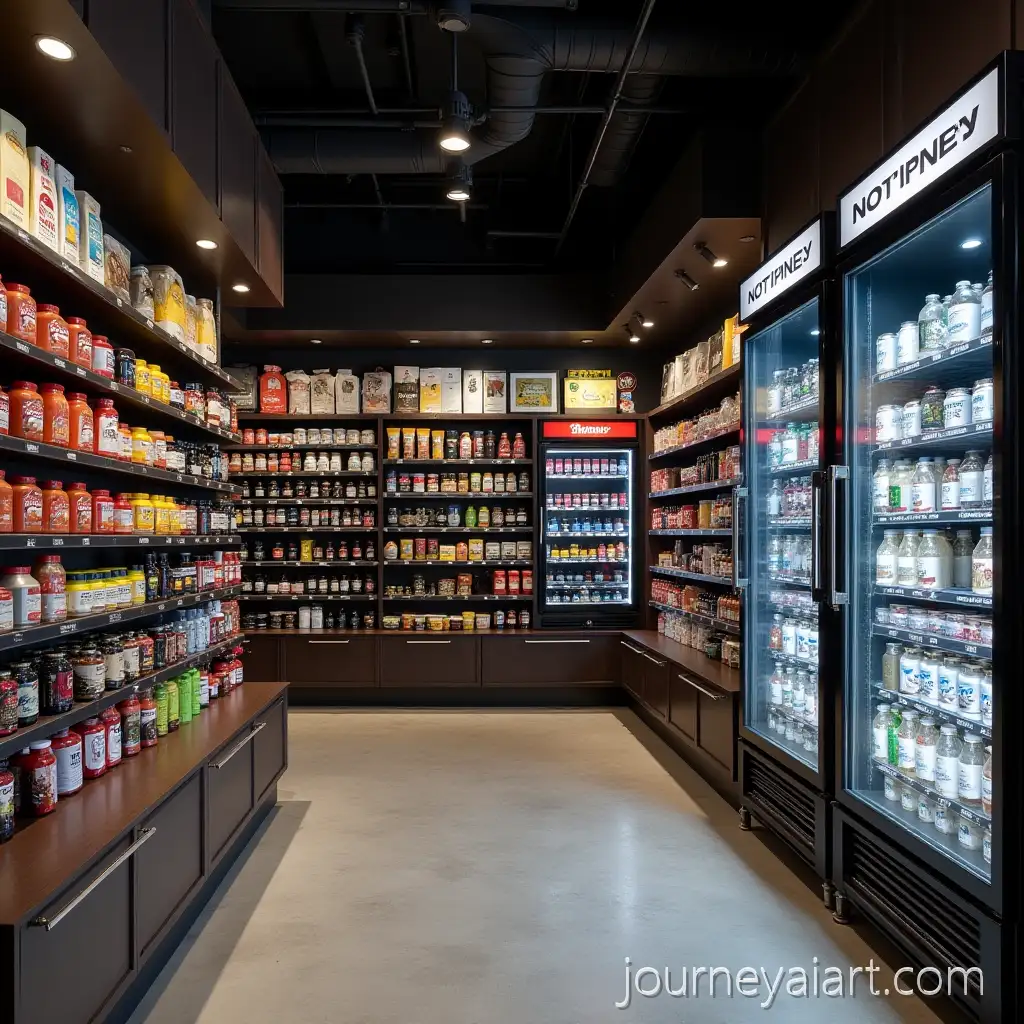 Modern-Sports-Supplement-Store-Interior-with-Protein-Bottles-and-Drink-Refrigerator
