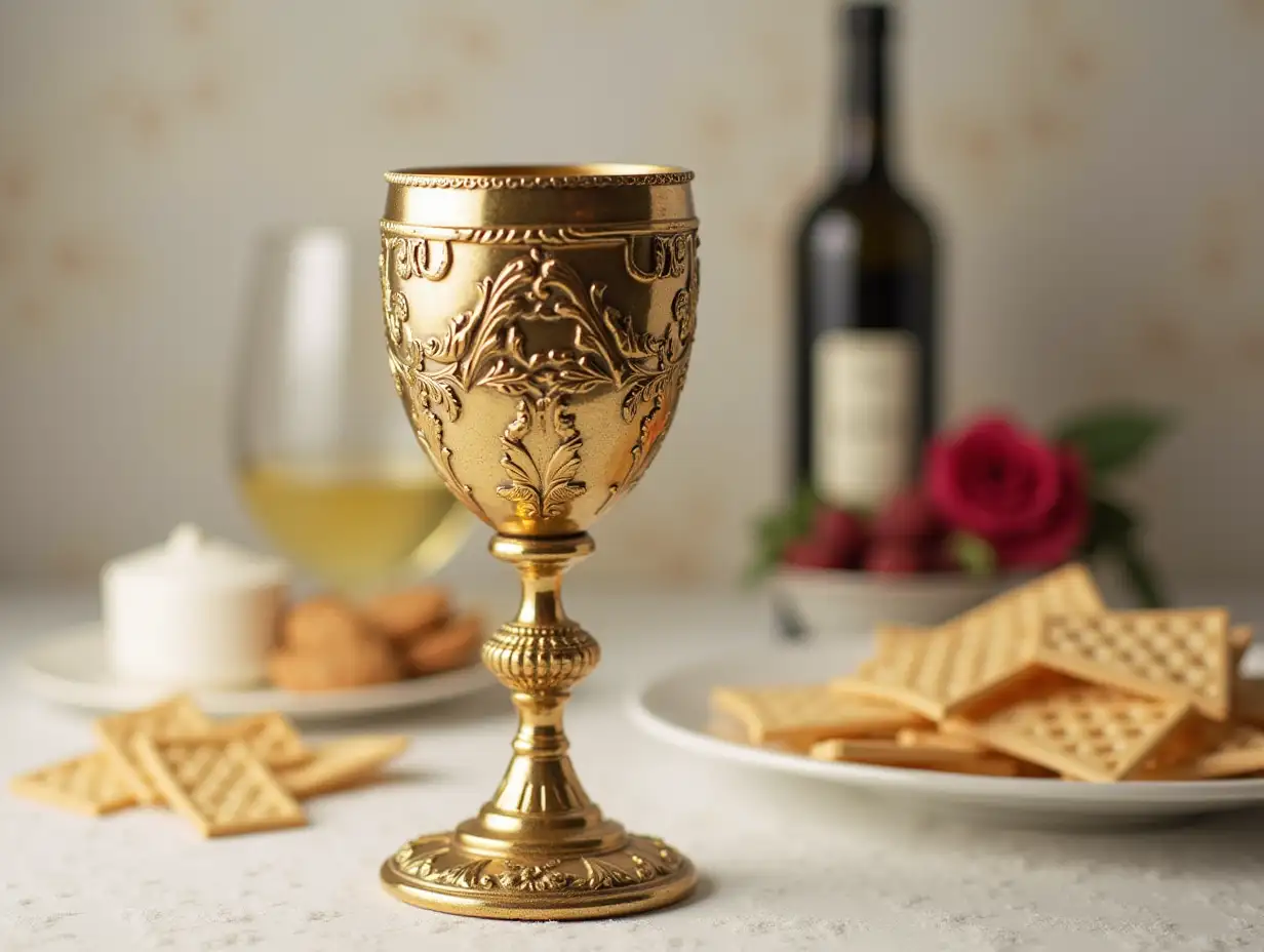 Passover-Wine-Cup-Decorated-with-Symbols-of-Matzah