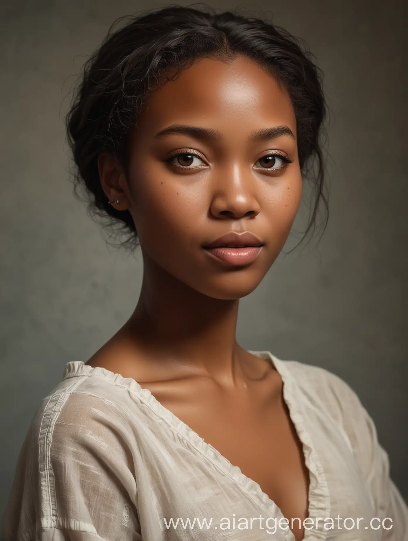 Portrait-of-a-Realistic-Black-African-and-Asian-Woman