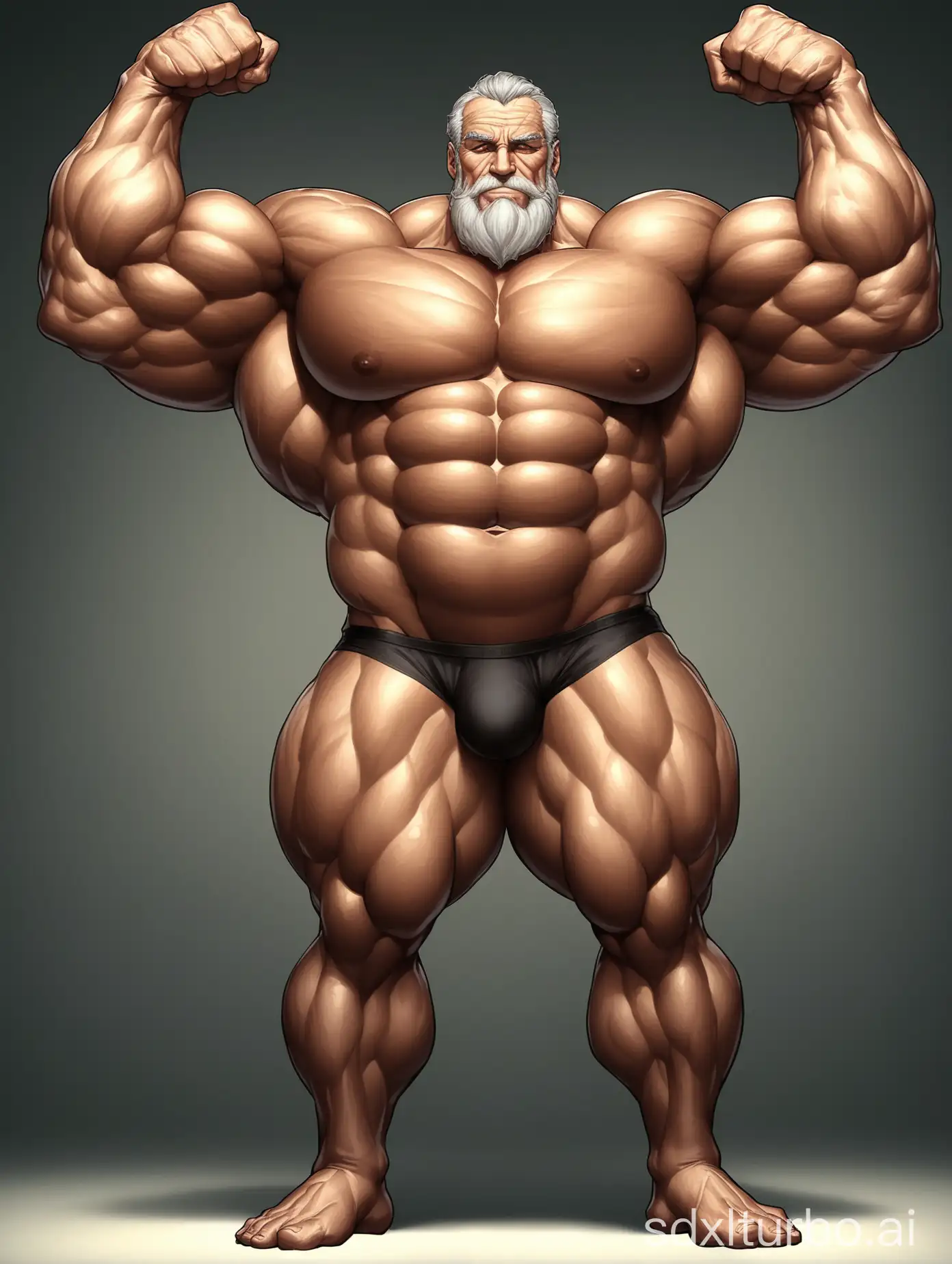 Muscular-Old-Man-Displaying-Incredible-Strength-and-Physique