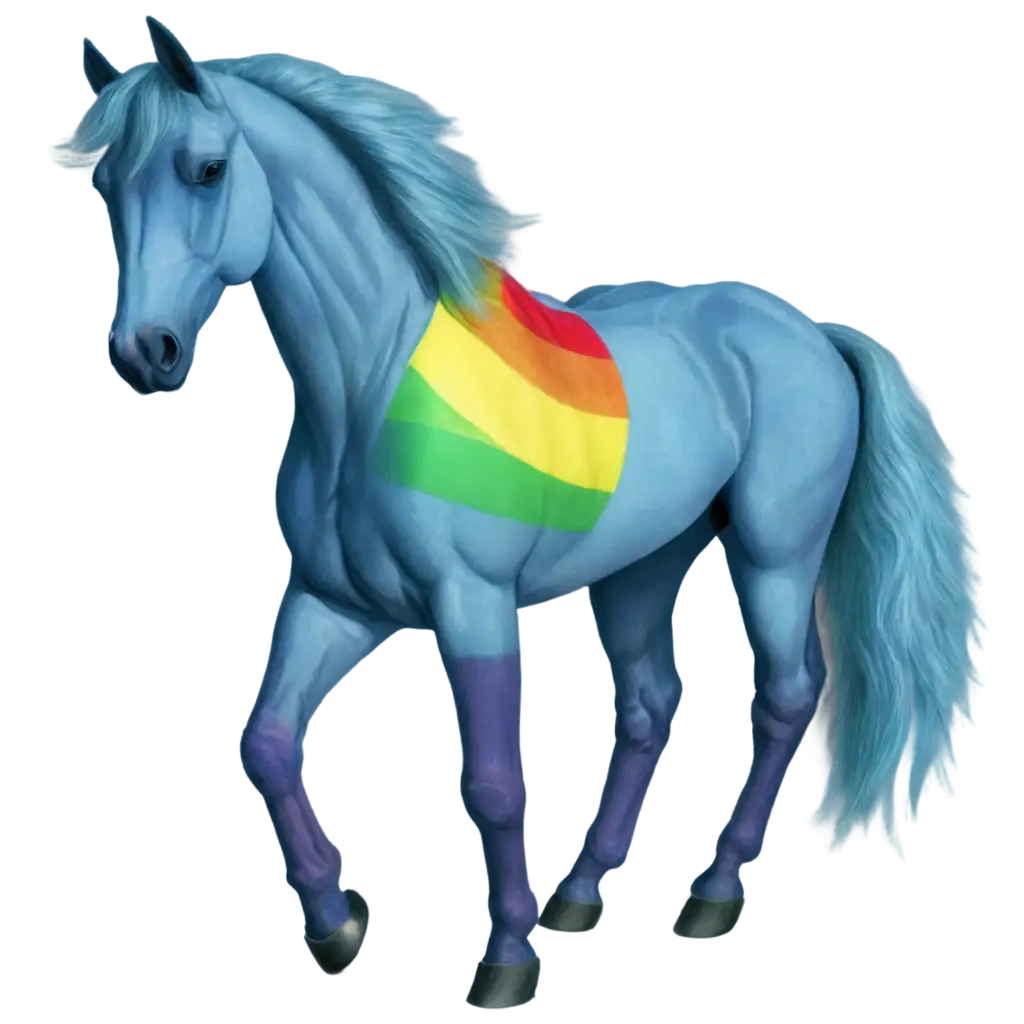 Rainbow-Horse-PNG-Vivid-and-Whimsical-Art-for-Digital-Creativity