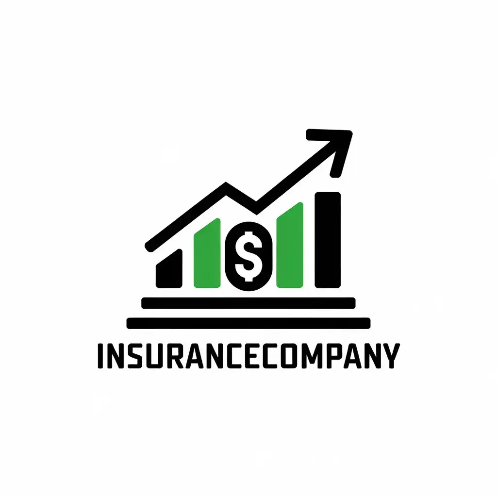 LOGO Design for InsuranceCompanie Vector Design with Finance Symbol and Modern Style for the Finance Industry