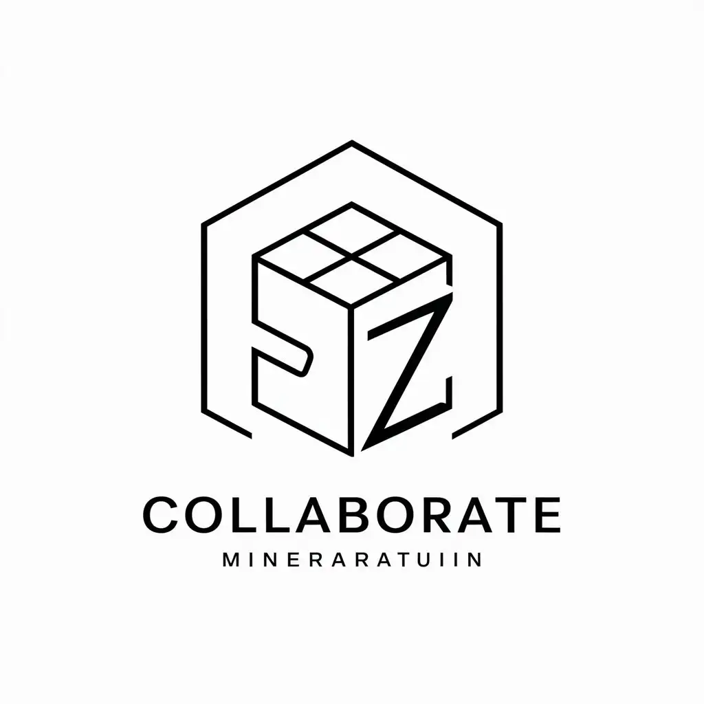 LOGO-Design-For-Collaborate-Minimalistic-Vector-Logo-with-House-Box-J-Z-Symbols-on-Clear-Background