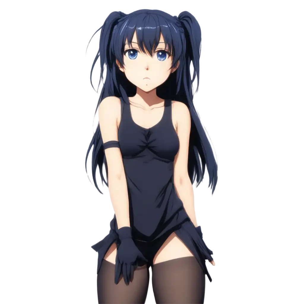 Feli-Dark-Blue-Anime-Girl-with-Black-Hair-PNG-Image