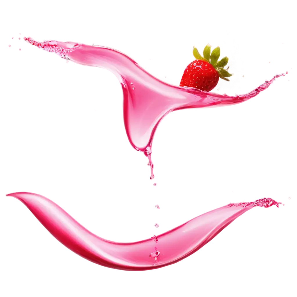 Pink-Liquid-Wave-Splash-PNG-Image-with-Small-Strawberries-HighQuality-Transparent-Background-Design