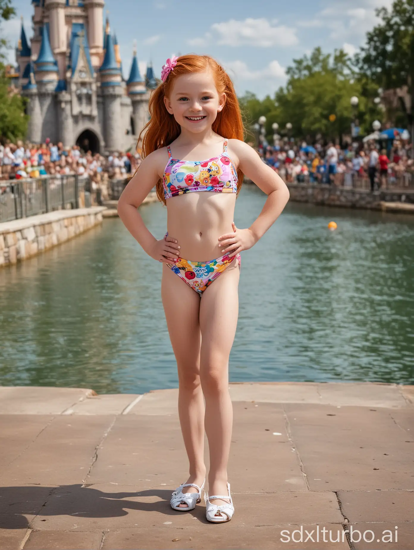 Confident-9YearOld-Ginger-Girl-in-Disney-Bikini-and-High-Heels