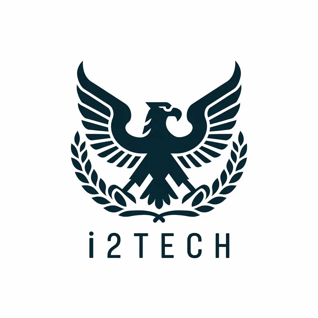 LOGO-Design-for-I2TECH-Eagle-Symbolizing-Victory-in-Tech-Industry-with-Clear-Background